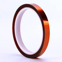 Термостійкий скотч каптоновий / довжина 33 м / ширина 15 мм