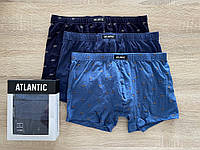 Труси чоловічі мужские трусы шорты атлантик atlantic 3MH-191 набор 3 шт