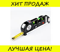 Лазерный уровень нивелир Fixit Laser Level Pro 3 +рулетка+уровень! Salee