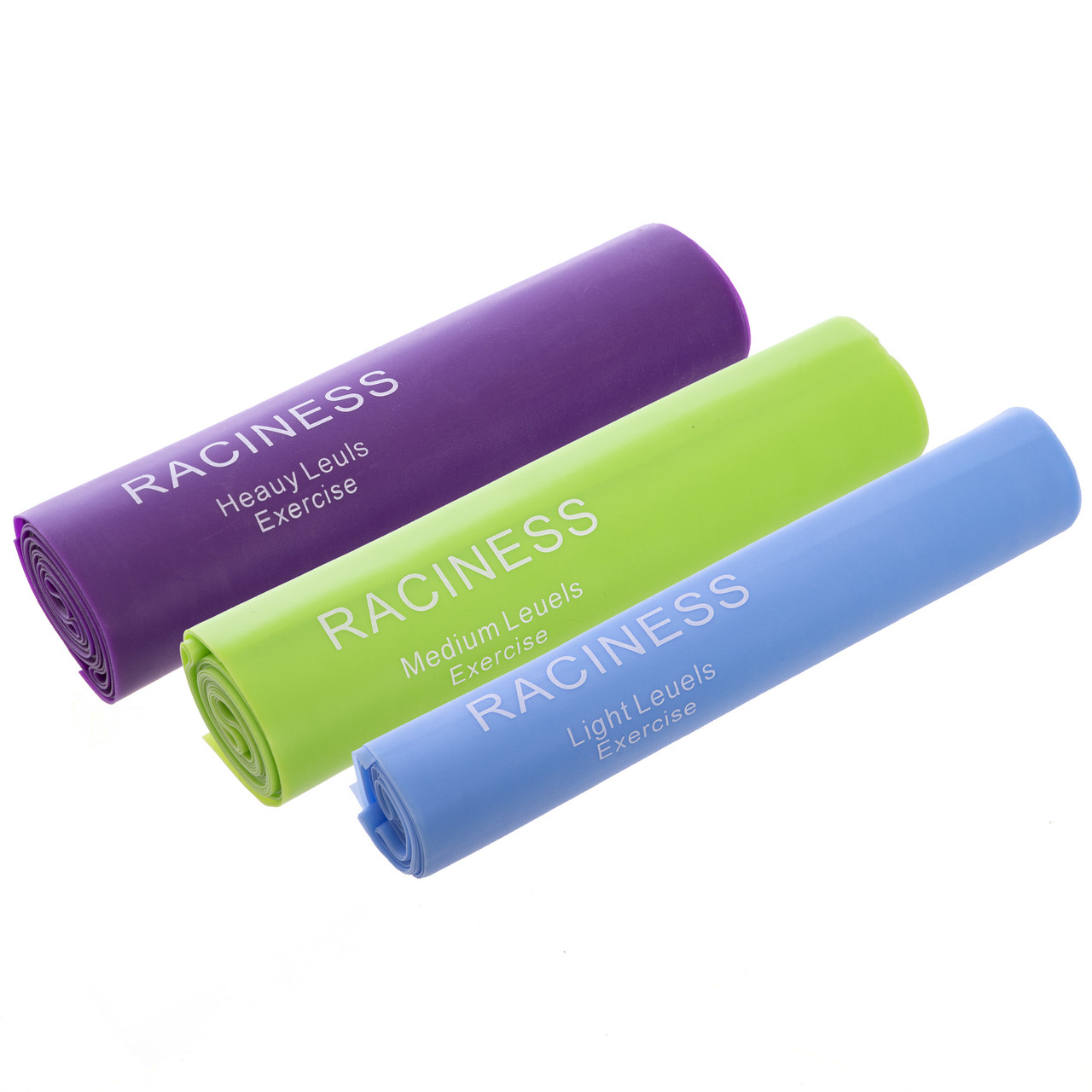 Набір еластичних стрічок для фітнесу та йоги 150 см 3 шт RACINESS FI-6908, фото 1