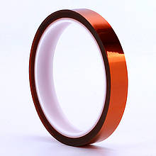 Термостійкий скотч каптоновий / довжина 33 м / ширина 20 мм