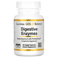 California Gold Nutrition Digestive Enzymes 90 капсул EXP