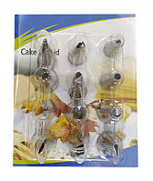 Насадки кондитерські в наборі з 12 насадок