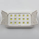 Біла професійна лампа UV/LED Sun 14 Plus на 60 Вт. (на USB) сенсорна для манікюру та педикюру, фото 2