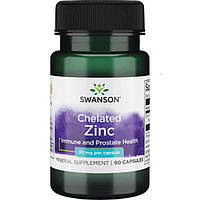 Витамины и минералы Swanson Albion Zinc 30 mg, 90 капсул EXP