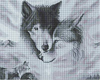 Алмазна мозаїка "Вовки" 40*50 см OSF 008