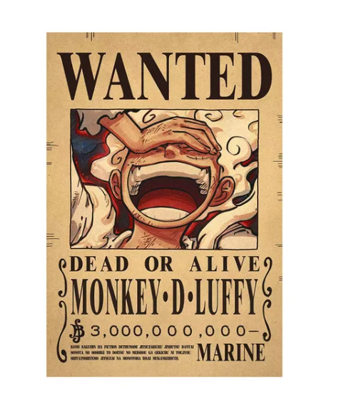 Плакат Ван Пис Манки Де Луфі One Piece ABC
