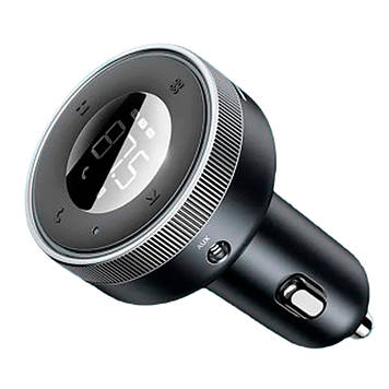 Автомобільний FM-передавач Bluetooth 5.0 USB 5В/3.4А Baseus Enjoy CCLH-01 Чорний