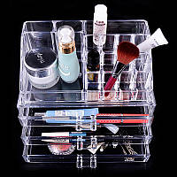 Акриловый органайзер для косметики Cosmetic Organizer 3 Drawers, Топовый