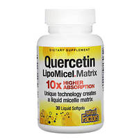 Natural Factors Quercetin LipoMicel Matrix 30 капсул EXP