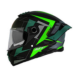 MT Шолом закритий THUNDER 4 SV MOUNTAIN B6 матT FLUOR GREEN Колір Сірий/Чорний/ZIELONY мат Розмір M