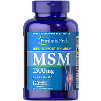 Препарат для суставов и связок Puritan's Pride MSM 1500 mg, 120 капсул EXP