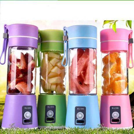 Блендер перезаряжаемый электрический 380 мл Mini USB Smoothie Mixer Maker! Мега цена - фото 4 - id-p2128579533