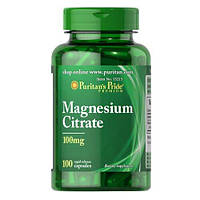 Puritan's Pride Magnesium Citrate 100 mg 100 капс EXP