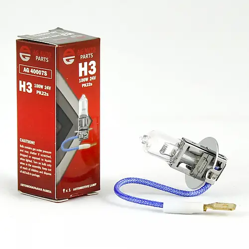 Лампа авто 24V H3 100W PK22S STD AG (Alpha Global) (AG 40007S ) (ID ...