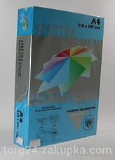 Папір SPECTRA А4 (80 г/кв. м.) 100 лис., насичений синій tourquoise it 220, фото 4
