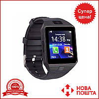 Розумні годинник Smart Watch DZ-09 чорні. Розумні смарт годинник, Топовий