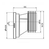 Фанова труба для унітаза ANIplast з випуском 110 мм W0220EU, фото 2