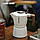 Кавоварка гейзерна 100 мл. MHW-3Bomber Double Valve Moka Pot Біла, фото 9