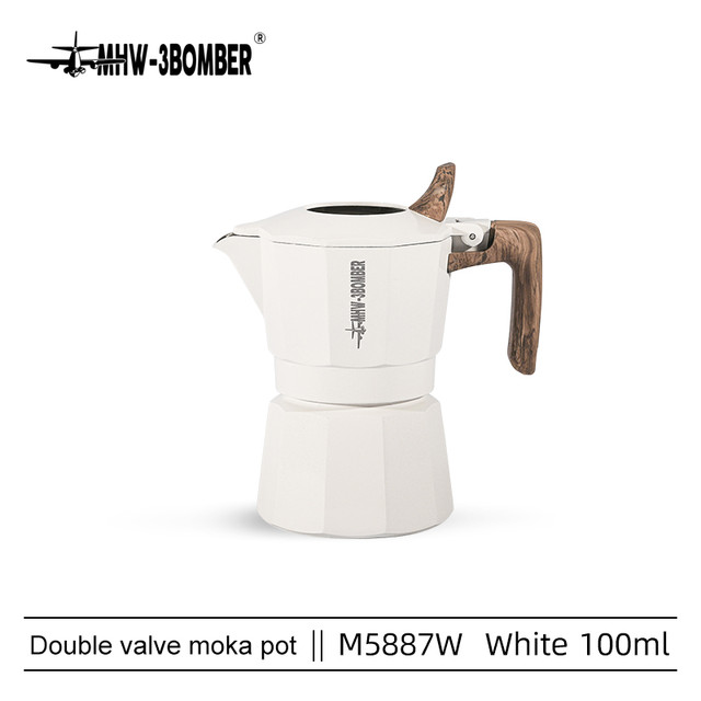Кофеварка гейзерная 100 мл. MHW-3Bomber Double Valve Moka Pot