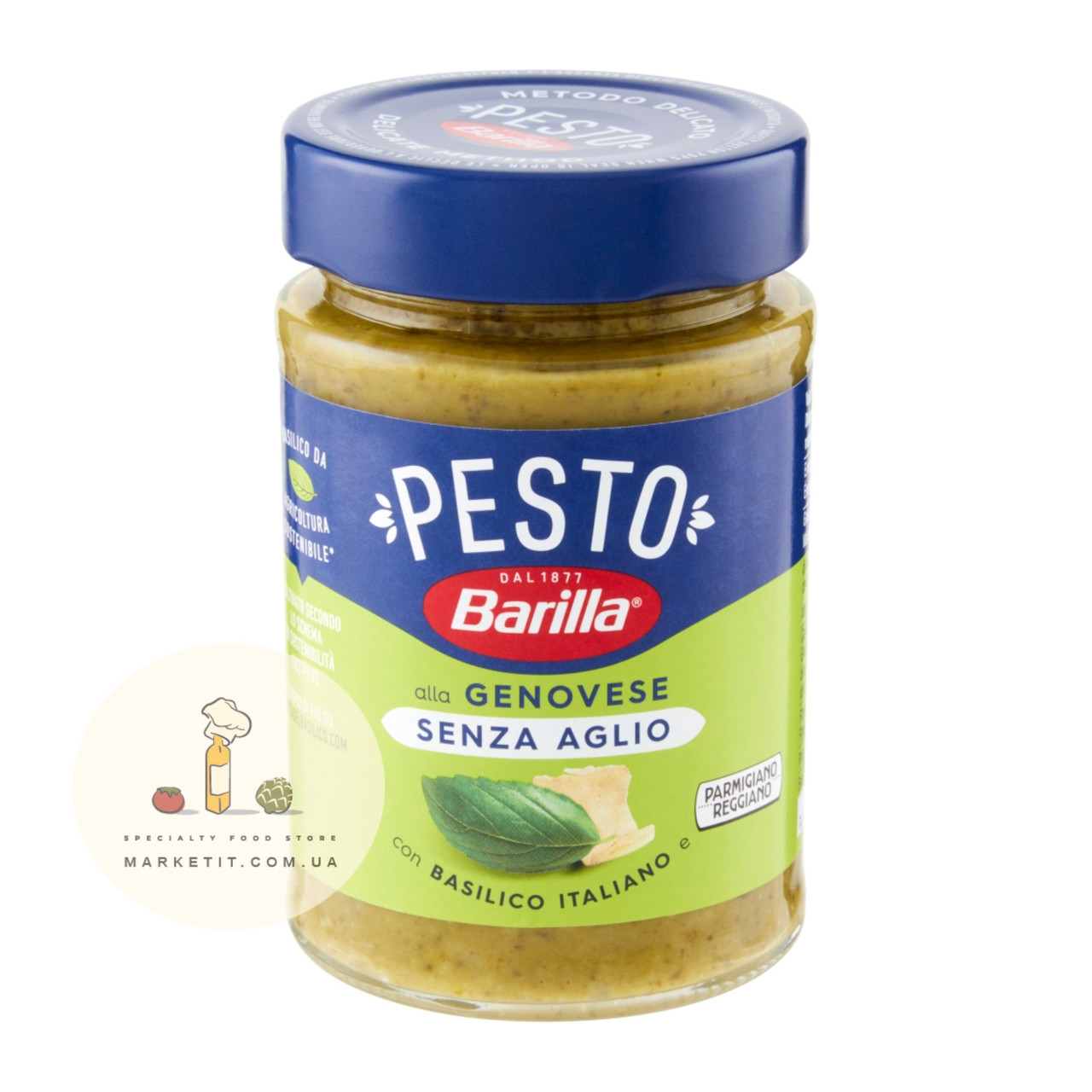 Соус песто Barilla Pesto Genovese Senza Aglio, без часнику 190 г.