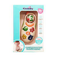 Музичний розвиваючий телефон Bambi 9907 зі світлом та звуком Помаранчевий