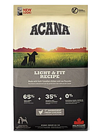 Сухой корм для взрослых собак с избыточным весом ACANA Light & Fit Recipe с мясом цыплят 11.4 кг