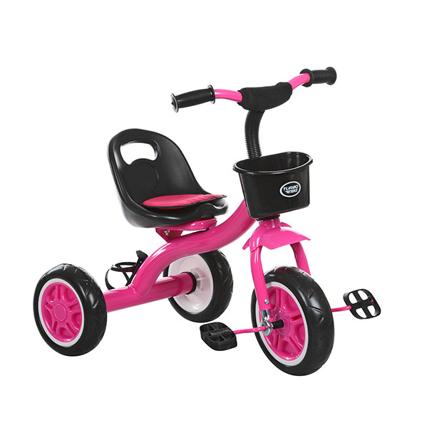 Велосипед дитячий триколісний Turbo Trike M 3197-6 рожевий, фото 1