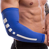 Нарукавник компресійний рукав для спорту SP-Sport BC-1498 розмір XL 1шт синій