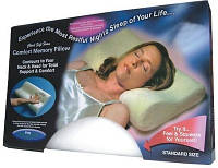 Ортопедическая анатомическая подушка с памятью Comfort Memory pillow, Топовый
