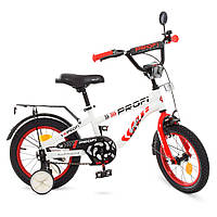 Детский двухколесный велосипед PROFI T14154 Space колеса 14 дюймов / цвет бело-красный**