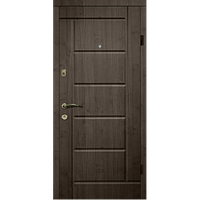 Двері металеві вхідні для квартири Магда Квартира 116/2 венге темний/сосна прованс