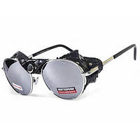 Очки Global Vision Aviator-5 (silver mirror) зеркальные черные (1АВИА5-70)