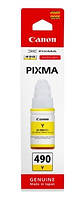Оригінальне чорнило Canon GI-490 Pixma G1400/G2400/G3400/ G4400 (Yellow) 70ml (0666C001)
