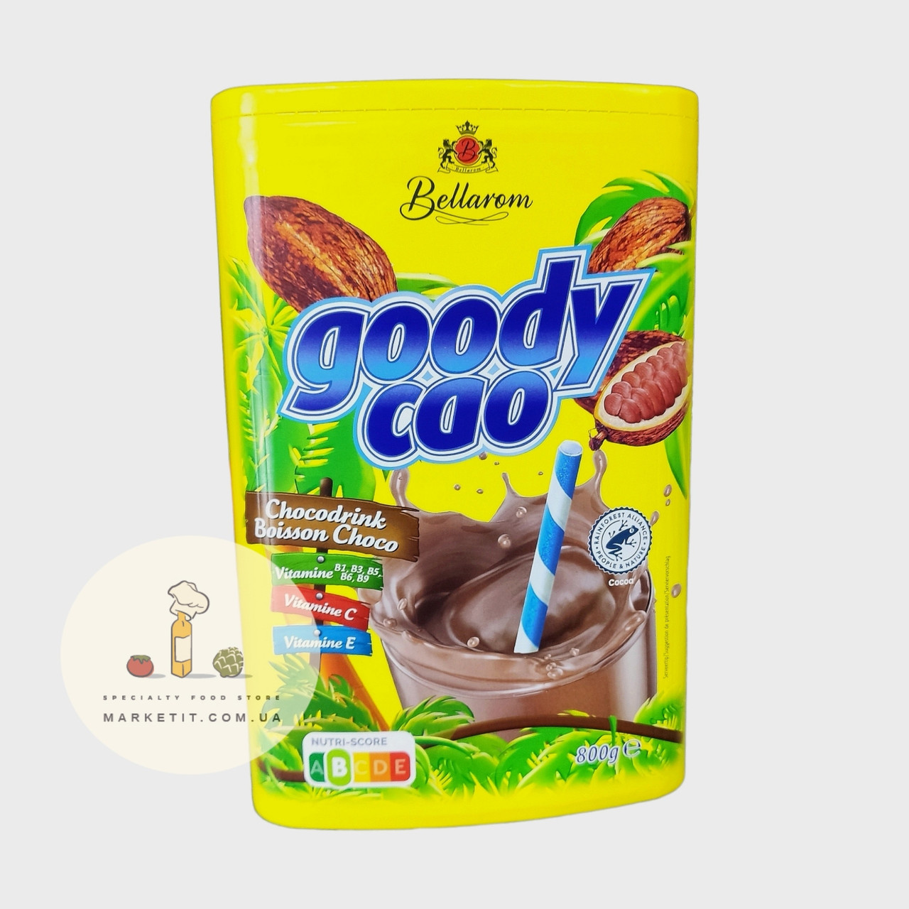 Розчинний дитячий какао напій Goody Cao Bellarom, 800 г.