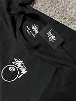 Футболка Stussy 8 Logo чоловіча чорна