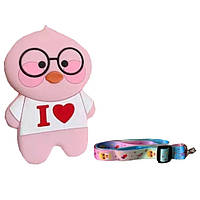 Сумочка силіконова, C4352 каченя Рожевий