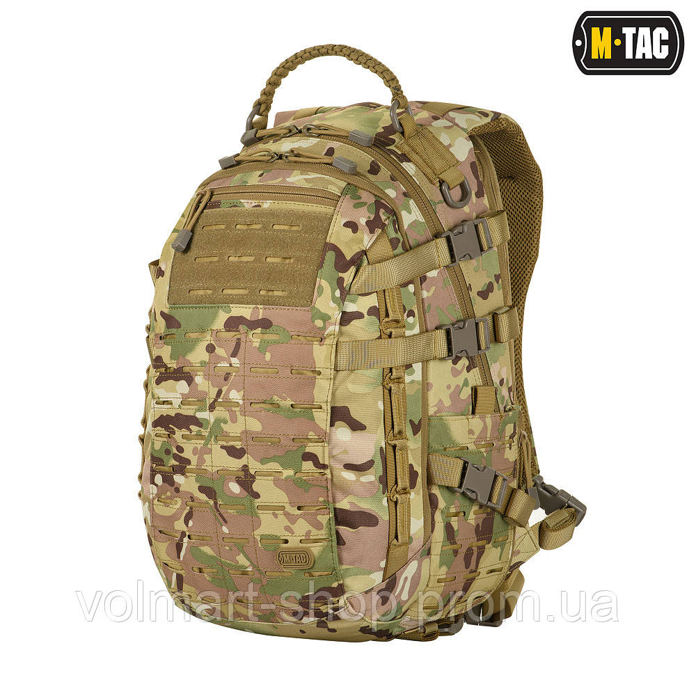M-Tac прочный тактический армейский рюкзак мультикам штурмовой военный рюкзак Mission Pack Laser Cut MC - фото 1 - id-p2128745751