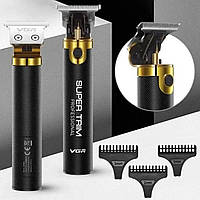 Триммер для бритья VGR с насадками Триммеры и машинки для стрижки волос VGR 5 Вт Окантовочная машинка вак