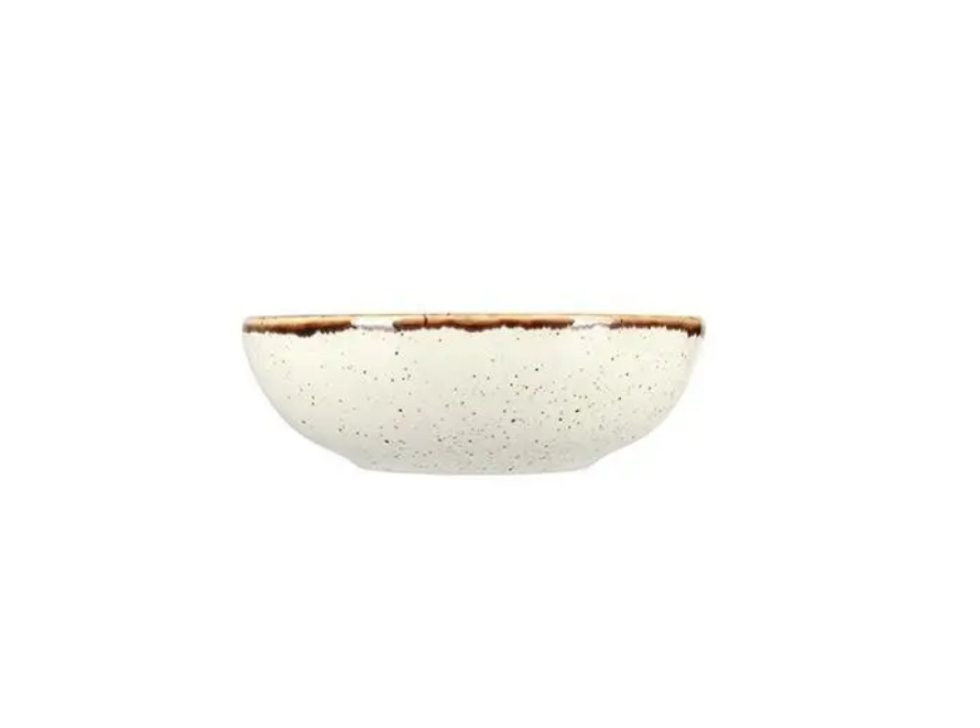 Порцеляновий глибокий салатник-соусник круглий Beige Porland 95 мл 10 см 368109/B