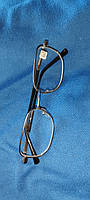 Очки универсальные для коррекции зрения+2.50 светлая железная оправа линза стекло. PD 62-64