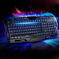 Игровая клавиатура с подсветкой молния Atlanfa M200L - Проводная клавиатура Razer с тремя режимами, Топовый