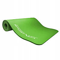 Коврик (мат) спортивный для йоги и фитнеса SportVida SV-HK0248 NBR 180 x 60 x 1 см, Green, World-of-Toys