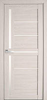 Межкомнатные двери Новый Стиль Диана Новый стиль ПВХ ULTRA с матовым стеклом, цвет дуб молочный