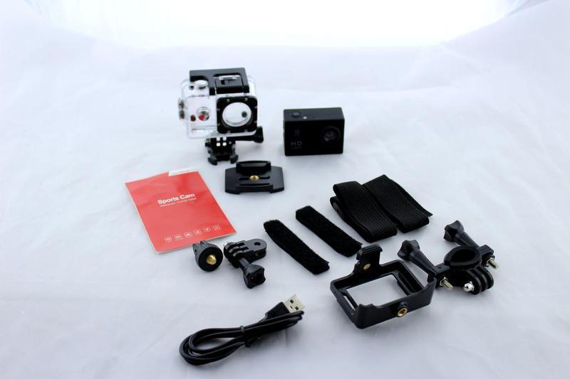 Экшн камера Sports Cam FullHD 1080p, отличный товар - фото 2 - id-p2128645887