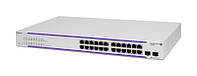 Комутатор Alcatel-Lucent OS2220-P24: WebSmart Gigabit 1RU, 24 PoE RJ-45 10/100/1G, 2xSFP ports, AC, 190W