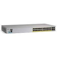Комутатор Cisco Catalyst 2960L 24 port GigE PoE+, 4x10G SFP+, Lan Lite