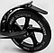 Алюмінієвий двоколісний самокат "Best Scooter" 11391 Складаний з амортизатором/чорний, фото 3