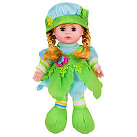 Лялька музична LY3015-6 м'яконабивна розмовляє Англійською 29см,  Зелений