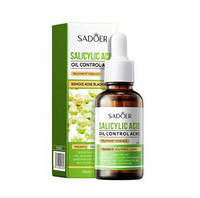 Сыворотка для жирной проблемной кожи Sadoer Salicylic Acid Oil Control Acne Treatment Essence, 30ml